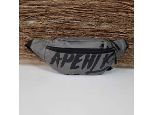 Сива спортна чанта за през кръста - Apehlic